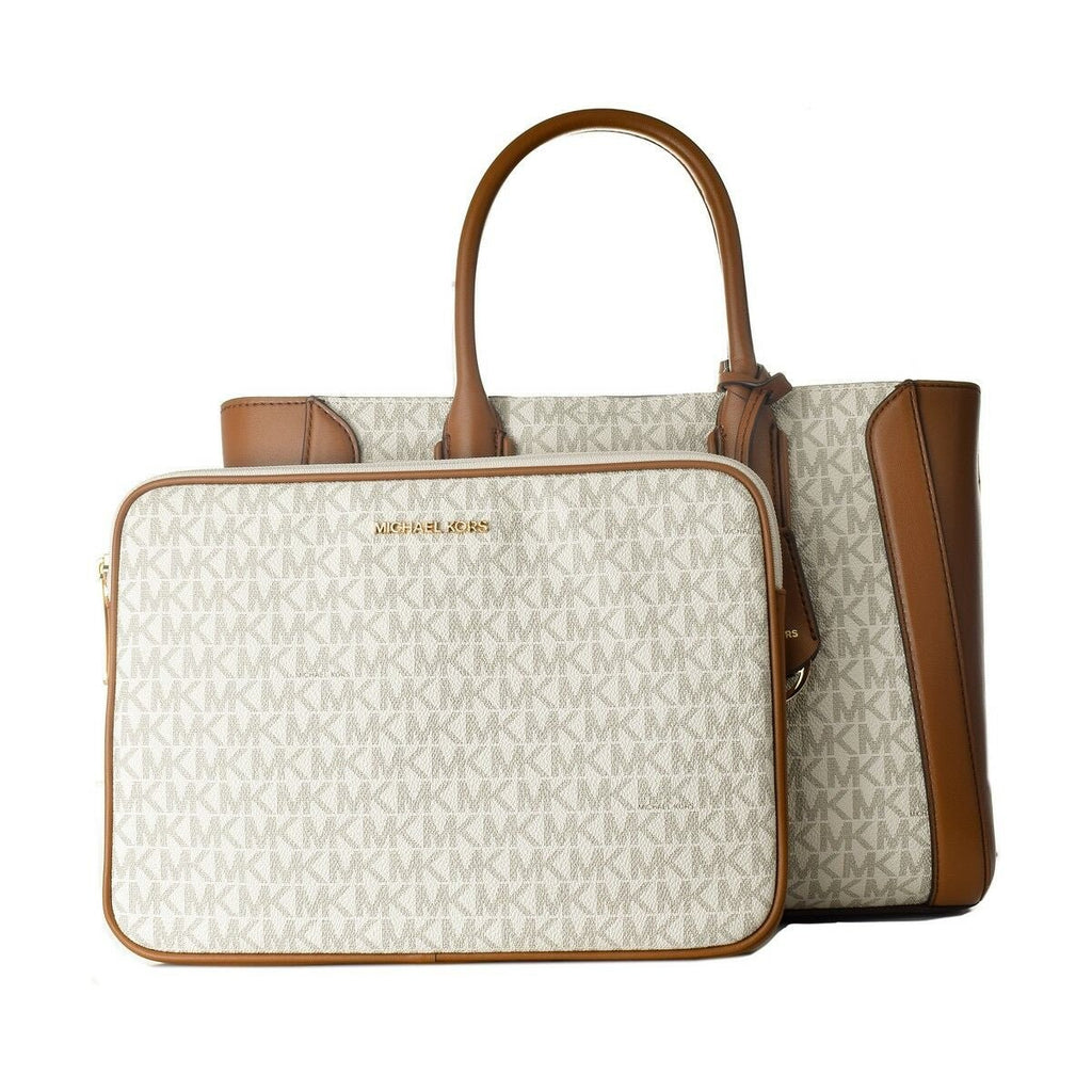 Women's Handbag Michael Kors 35S2G6KS6B-VANILLA Grey 30 x 21 x 11 cm - BYAG.AccessoriesBigbuyBYAG.S0368769Women's Handbag Michael Kors 35S2G6KS6B-VANILLA Grey 30 x 21 x 11 cm