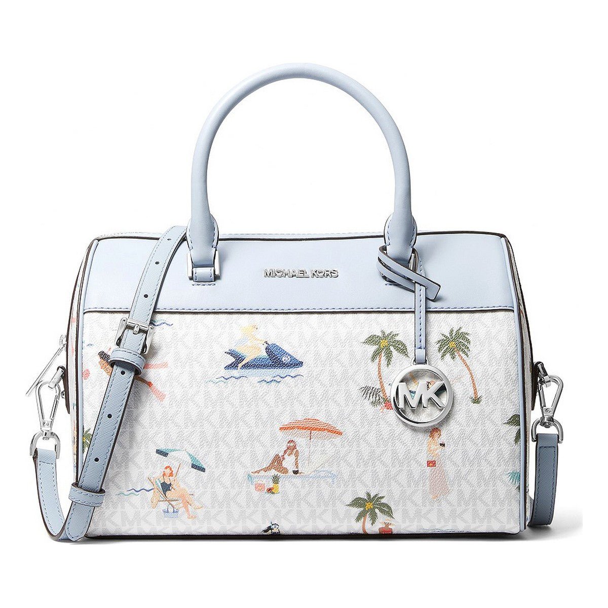 Michael Kors Damenhandtasche 35T2S5CS2B-BRIGHT-WHT Blau 30 x 22 x 16