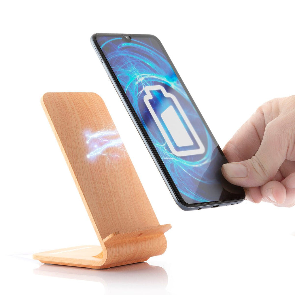 Wood Effect Wireless Charger with Stand Qistan InnovaGoods - BYAG.Electronics, Mobile communication and accessoriesInnovaGoodsBYAG.V01031958435527817305V11HA929E488CA426D58A298ACCBAB54E5D5R7840746P6